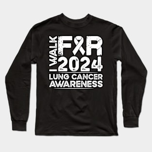 Lung Cancer Awareness 2024 Walk Long Sleeve T-Shirt